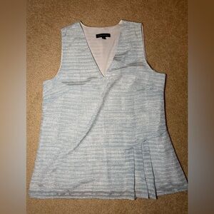 Banana Republic Light Blue Textured Top